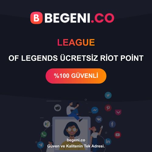 League of Legends Ücretsiz Riot Point - %100 Şifresiz ve Hilesiz Güncel 2024